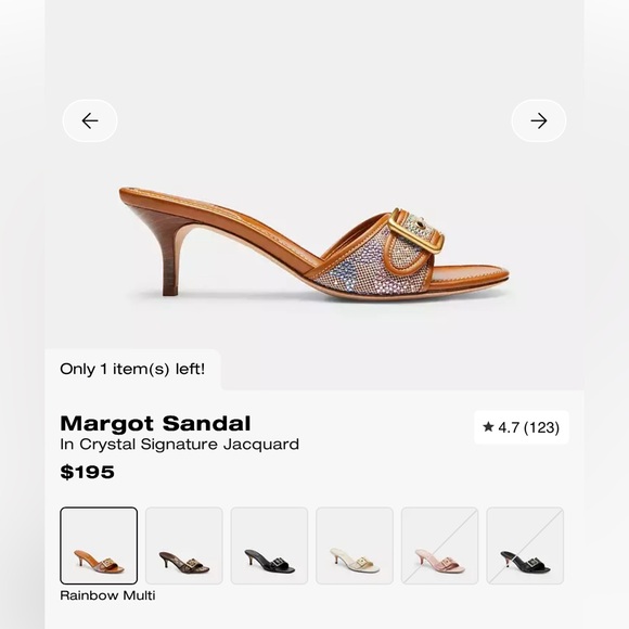 Coach Signature Brown and Tan Sandals - Picture 10 of 10